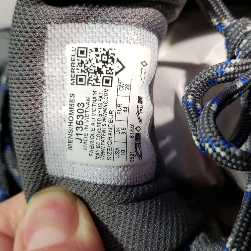 10 Mens Merrell Wildwood in Cobalt - Picture 4 of 6